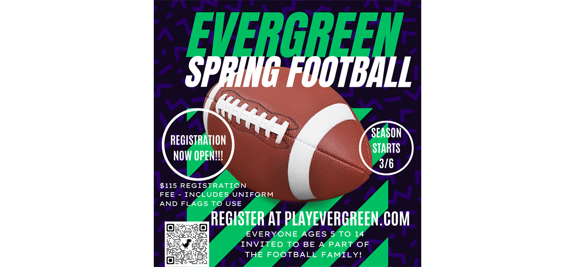Spring Football Registration is OPEN!