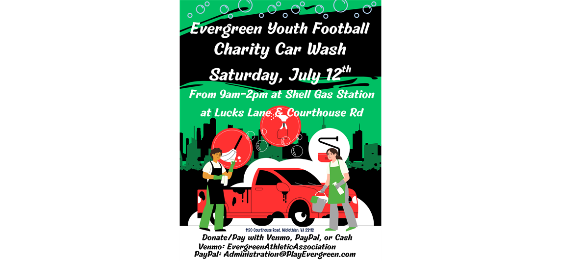 Upcoming Car Wash Fundraiser-July 12th