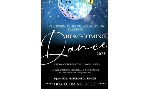 Evergreen Athletic’s HOMECOMING DANCE