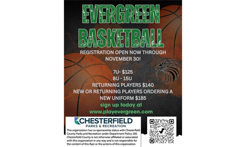 Evergreen Basketball Registration is UNDERWAY!